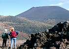 Beim Vulkan Antonio im Süden von La Palma : Lava, Irmela, Andrea